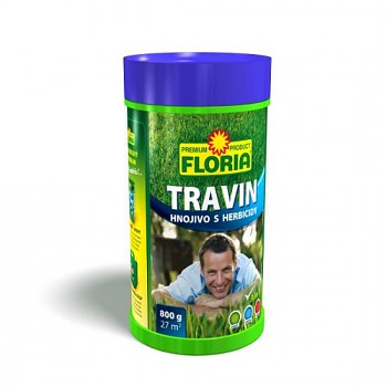 FLORIA trávníkové hnojivo s herbicidy TRAVIN 0,8 kg