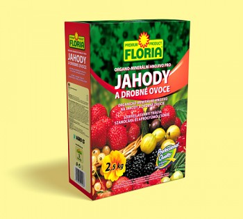 FLORIA organo-minerální hnojivo pro jahody a drobné ovoce 2,5kg