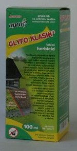 AGRO Totální systémový herbicid Glyfo Klasik 250 ml