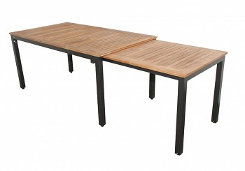 Stůl Doppler Tifosi teak rozkládací 160/280 x 90 cm